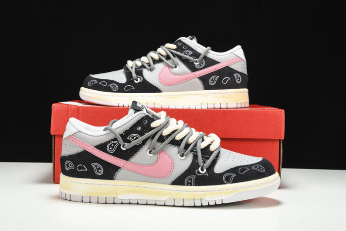 dunk low prm sb "cashew nut flower fl002