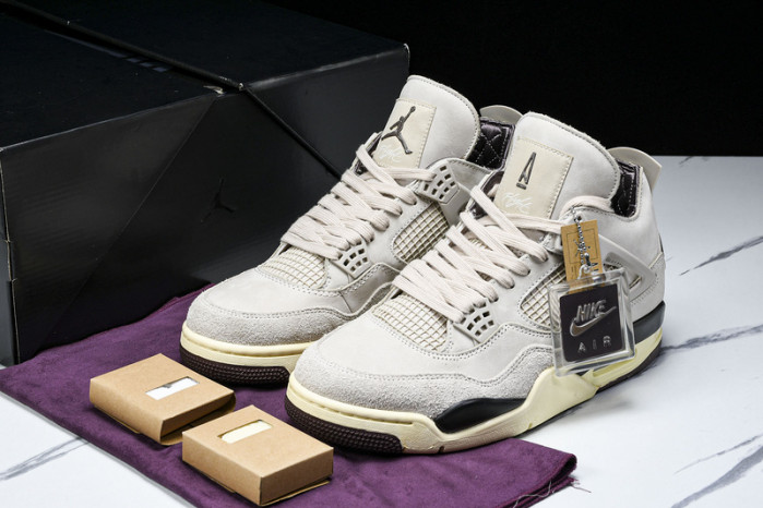 a ma maniére x air jordan 4 “fossil stone” fz4810-200