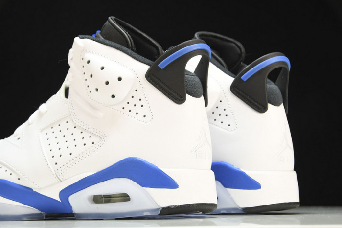 jordan 6 retro sport blue (2014) - 384664-107