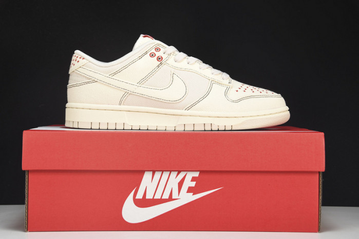 dunk low light orewood brown sashiko dv0834-100