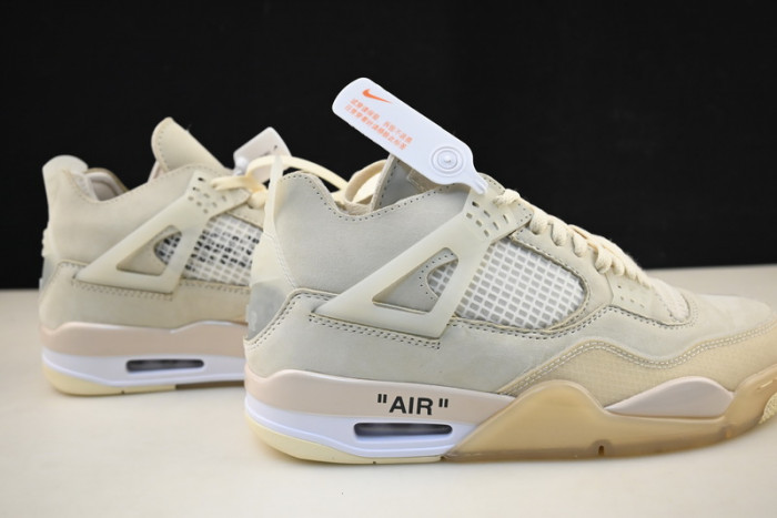 jordan 4 retro off-white sail - cv9388-100