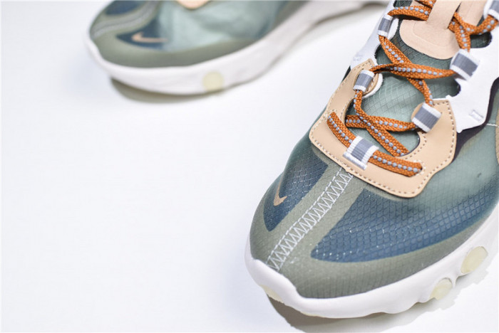 nike react element 87 undercover green mist - bq2718-300