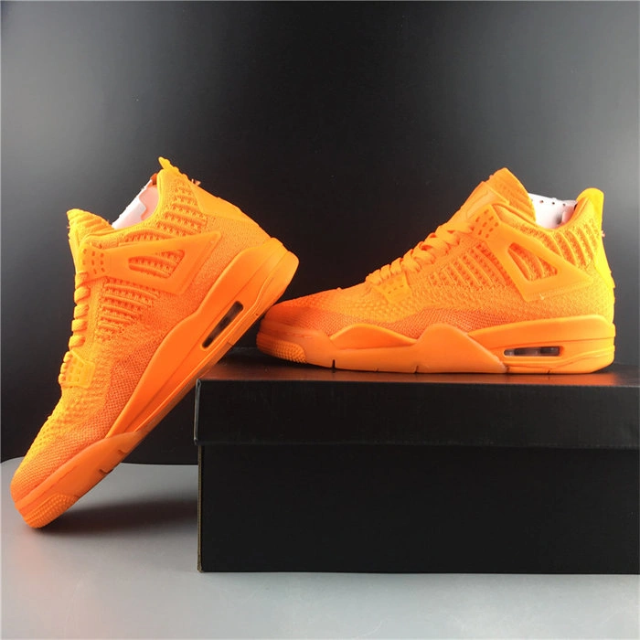 WellDesigned Jordan 4 Retro Flyknit Orange AQ3559- 3971