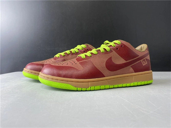 Nike Dunk Low 1-Piece Laser Varsity Red Chartreuse 311611- SportInspired 4934