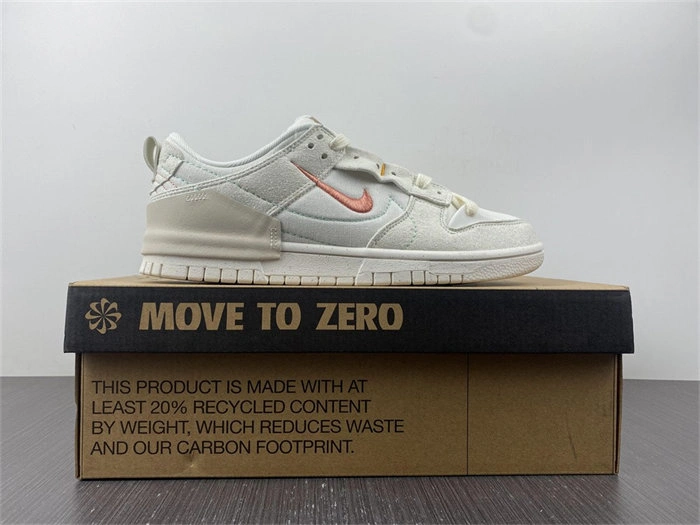Minimalist Nike Dunk Low Disrupt 2 Pale Ivory DH4402- 4759