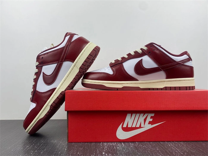 Nike Dunk Low PRM Vintage Team Red FJ4555- Elegant 4590