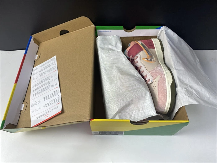 Nike Dunk Mid Social Status Free Lunch Strawberry Milk DJ1173- Packable 4864