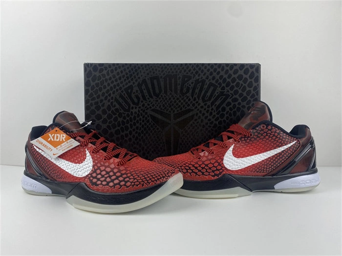 Nike Kobe 6 ASG West Challenge Red 448693- ComfortFit 5000